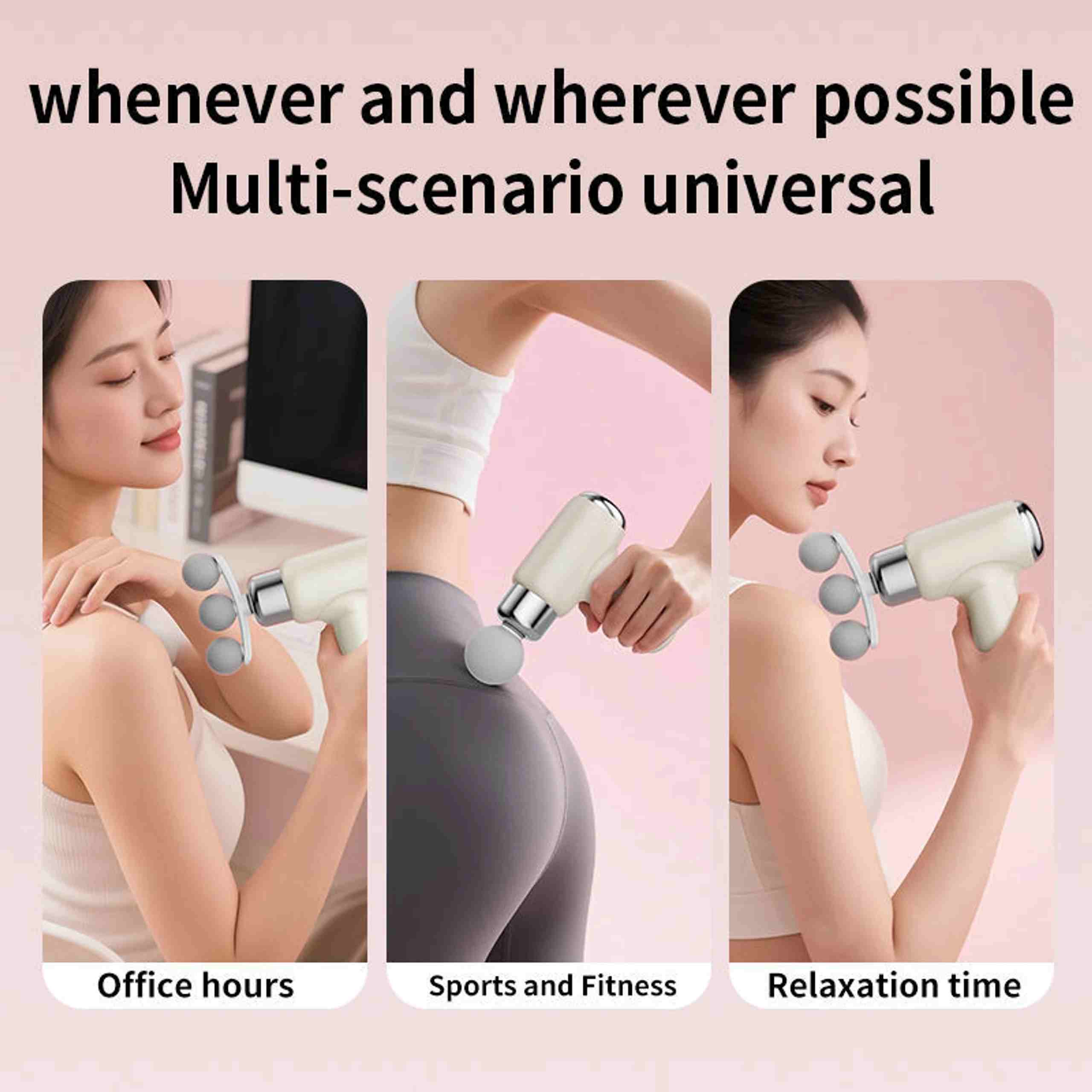Multi Head Body Massager Gun - Ali Trade