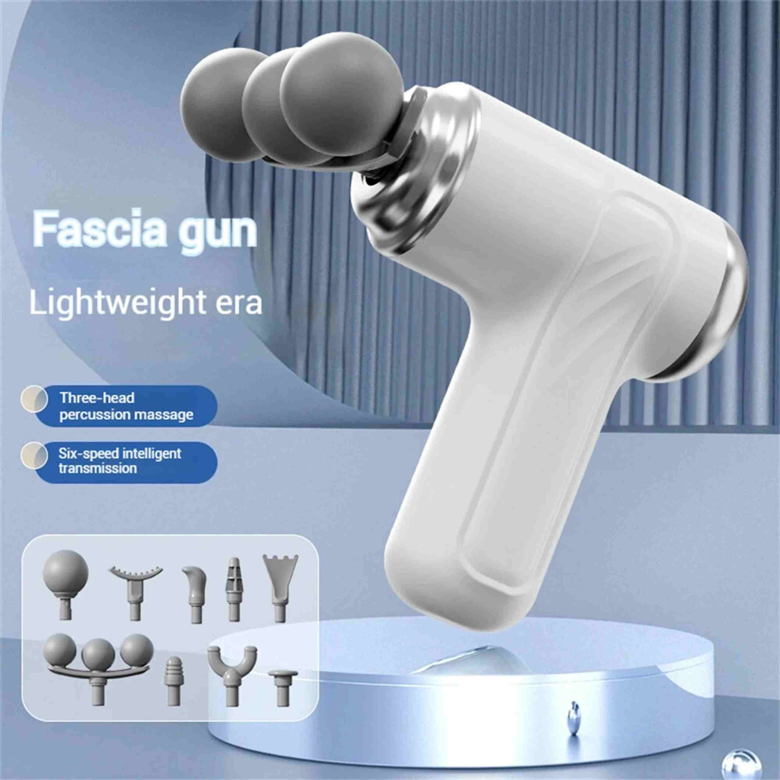 Multi Head Body Massager Gun - Ali Trade