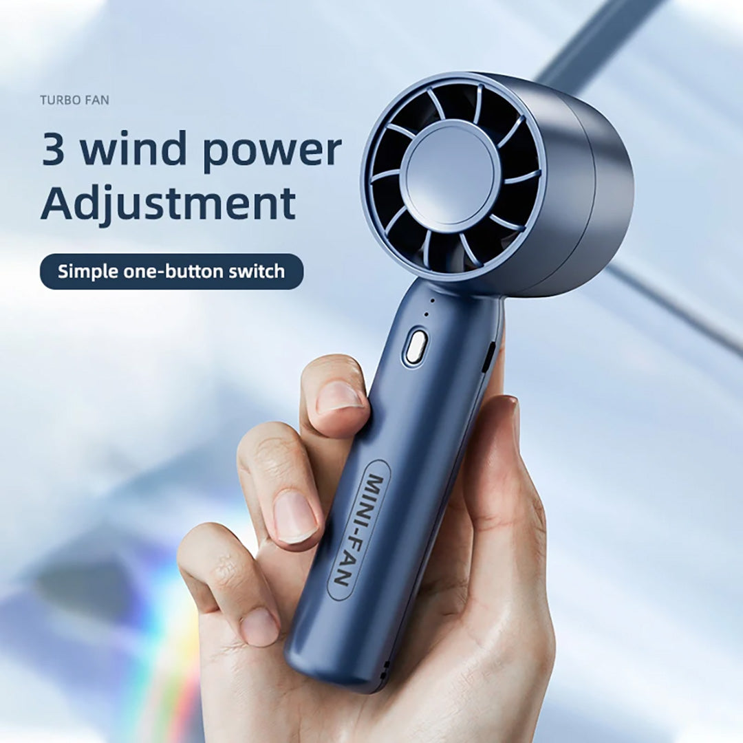 T-10 Handheld Mini Fan With Stand - Ali Trade
