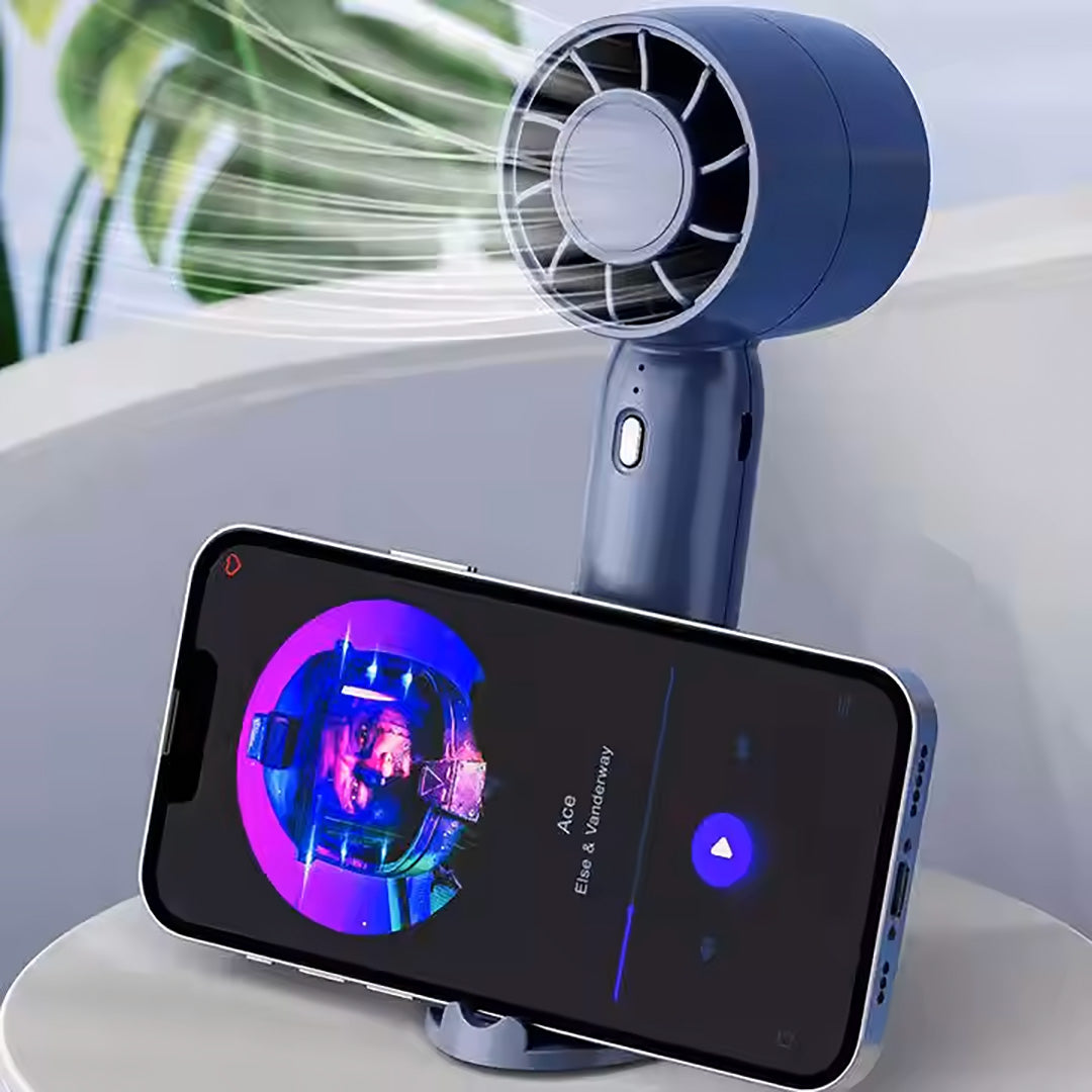 T-10 Handheld Mini Fan With Stand - Ali Trade