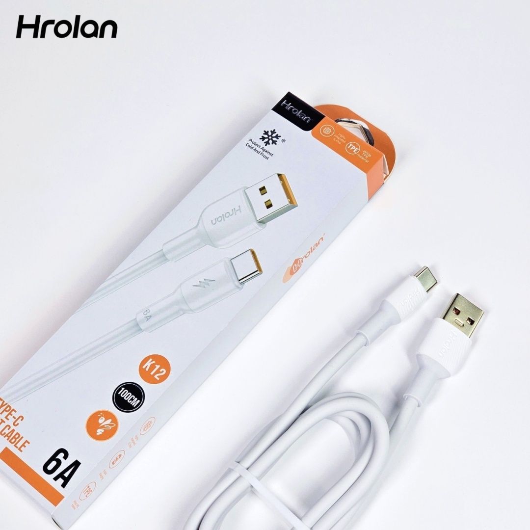 USB Type A to C Fast Cable (Hrolan) 100 CM - Ali Trade
