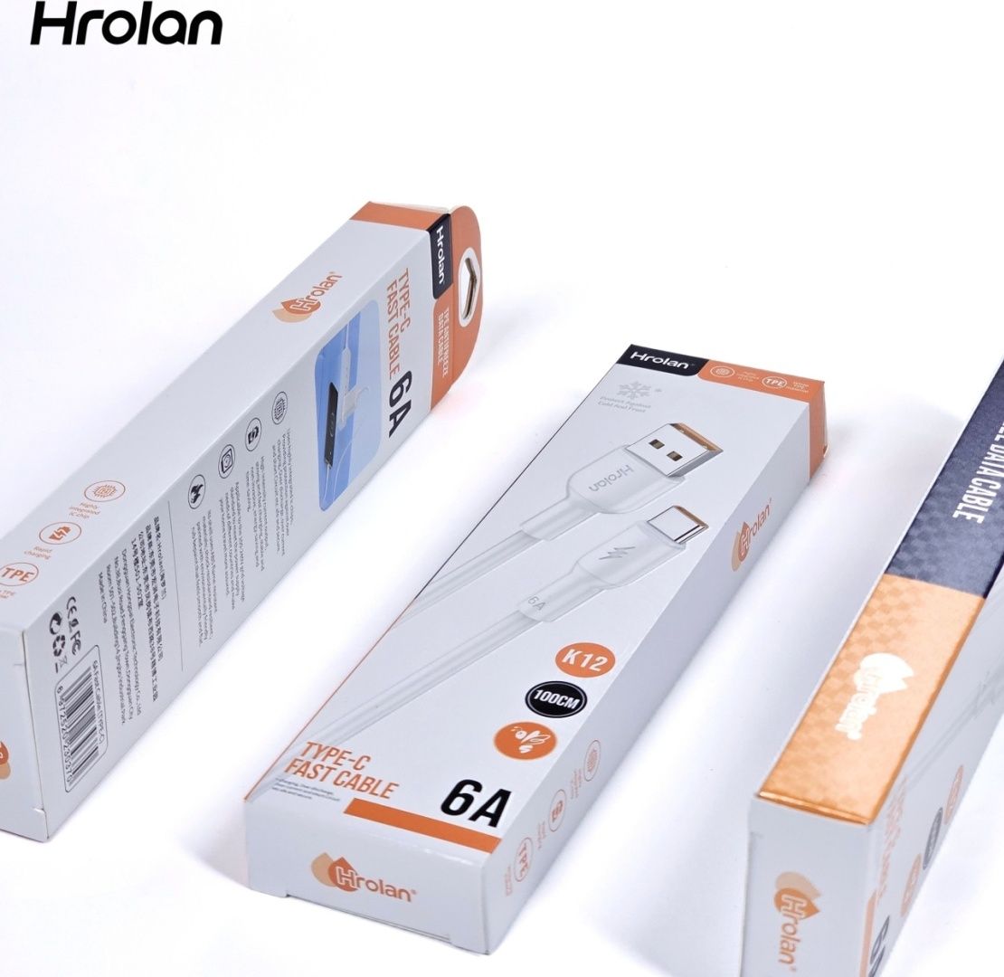 USB Type A to C Fast Cable (Hrolan) 100 CM - Ali Trade