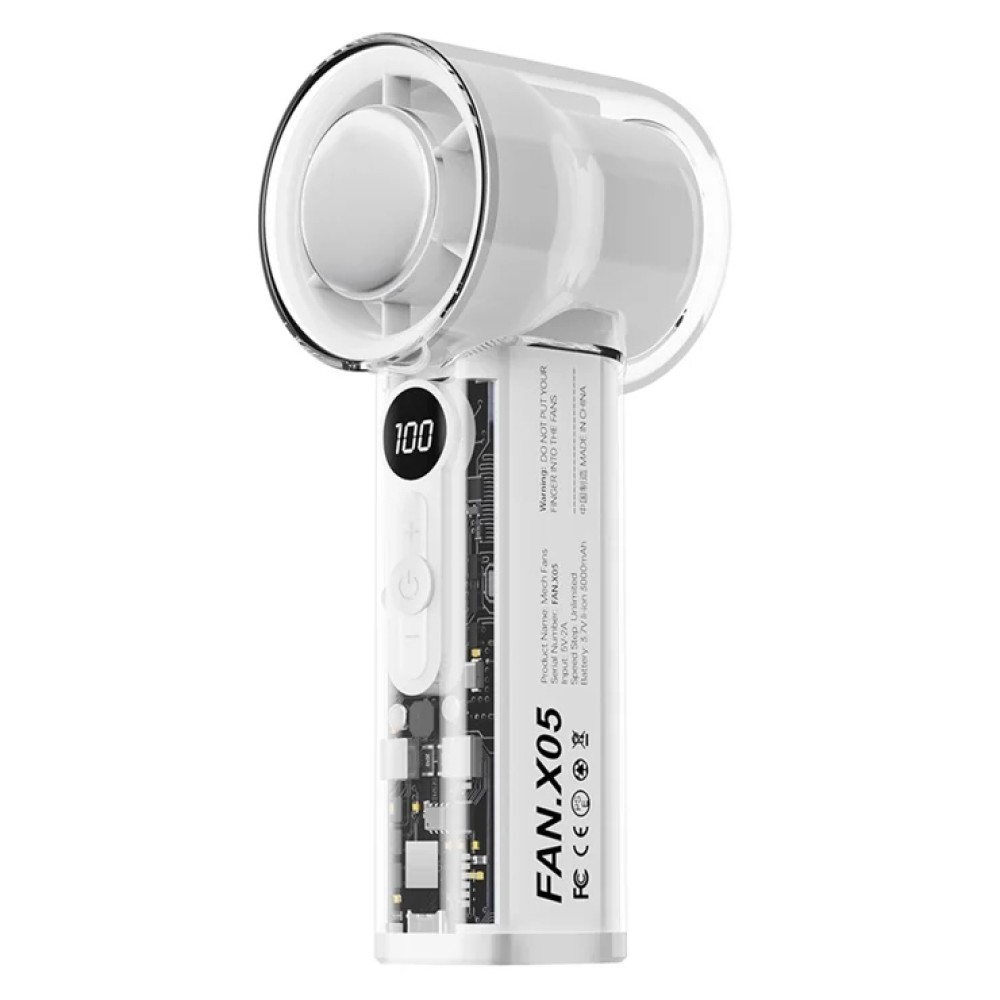 X05 High-Speed Cooling Fan (Transparent) - Ali Trade