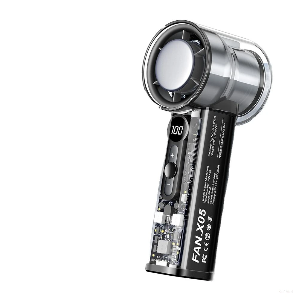 X05 High-Speed Cooling Fan (Transparent) - Ali Trade